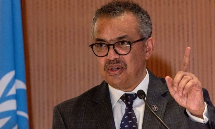 مدير منظمة الصحة العالمية تيدروس أدهانوم غيبريسوس