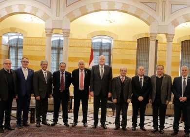 الوفد الكشفي العربي يلتقي رئيس مجلس الوزراء اللبناني