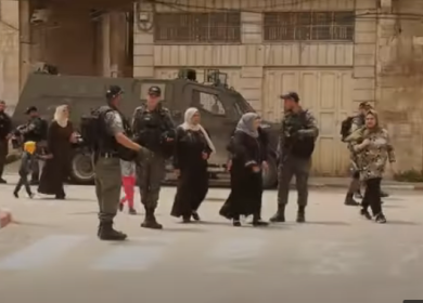 الجمعة الأولى من رمضان في الحرم الإبراهيمي بالخليل