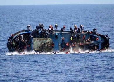 غرق 11 مهاجرا على الأقل قبالة سواحل غرب ليبيا