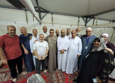 وزير الأوقاف يتفقد الحجاج في مشعر منى