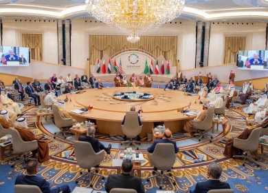 البيان الختامي لقمة جدة يؤكد ضرورة التوصل لحل عادل للصراع الفلسطيني الإسرائيلي على أساس حل الدولتين