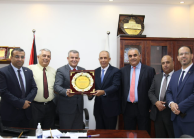 رئيس المركز القومي لعلماء فلسـطين والاتحاد العام للمثقفين/ أبو نحل يلتقي معالى الاستاذ الدكتور السعدي 