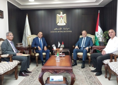 الوزير عساف يستقبل السفير المغربي لدى فلسطين
