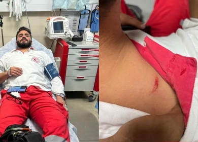 "الهلال الأحمر": انتهاكات الاحتلال بحق طواقمنا ومركباتنا باتت شبه يومية
