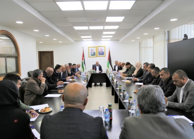 الشيخ يلتقي فعاليات ومؤسسات مناطق غرب محافظة رام الله والبيرة