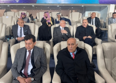 الرجوب يشارك في افتتاح "خليجي 25" في البصرة