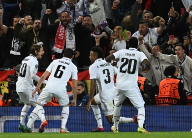 دوري أبطال أوروبا: "ريال مدريد" يقلب تأخره أمام مضيفه "ليفربول" إلى فوز كاسح