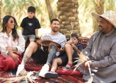 ميسي: من كان يتوقع أن السعودية خضراء بهذا الشكل! ووزير السياحة يعلق