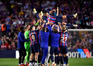 برشلونة يقسو على مايوركا بثلاثية وإسبانيول يهبط للدرجة الثانية بالدوري الإسباني