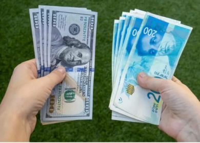 اسعار صرف العملات مقابل الشيكل اليوم الاحد