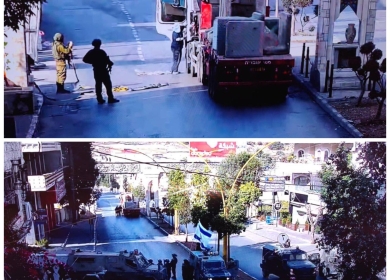 الاحتلال يغلق مدخل مدينة الخليل الشمالي بالمكعبات الاسمنتية