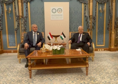 الرئيس يجتمع مع نظيره العراقي