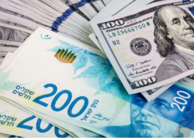 أسعار صرف العملات مقابل الشيكل، اليوم الأحد