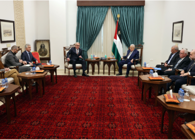 الرئيس يستقبل مبعوث الأمين العام للأمم المتحدة لعملية السلام في الشرق الأوسط