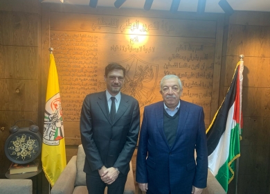 العالول يبحث مع ممثل الاتحاد الأوروبي آخر التطورات والمستجدات الميدانية