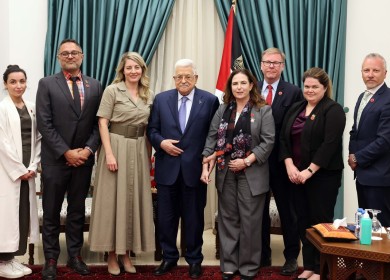 الرئيس يستقبل وزيرة خارجية كندا