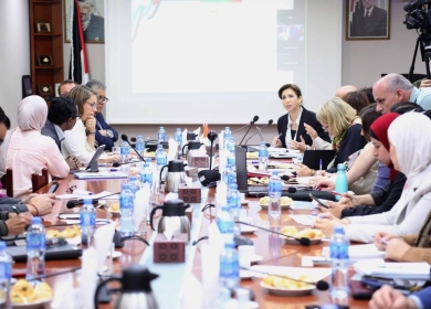 "الإحصاء" يناقش مع مؤسسات دولية توفير البيانات اللازمة لجهود الإغاثة في غزة