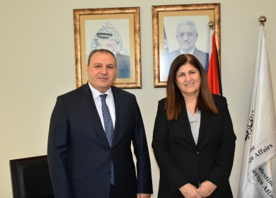 الوزيرة شاهين تُشيد بالعلاقات الثنائية بين فلسطين والمملكة الأردنية الهاشمية