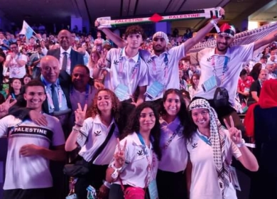 فلسطين تشارك في حفل اختتام الألعاب الأولمبية في باريس
