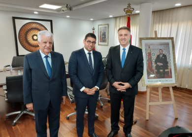 الوزير عساف يُطلع وزير الثقافة والاتصال المغربي على آخر التطورات السياسية ويبحث معه التعاون الإعلامي