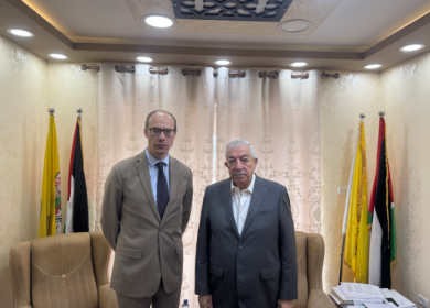 العالول يُطلع القنصل البلجيكي على مجمل التطورات الفلسطينية