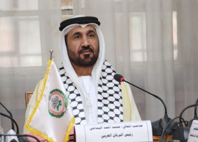 رئيس البرلمان العربي يدين مصادقة كنيست الاحتلال على قطع المياه والكهرباء عن "الأونروا"