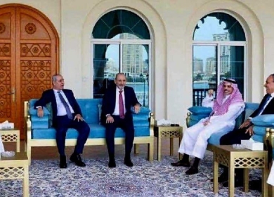 الشيخ يشارك في اجتماع بالدوحة لبحث خطة إعمار غزة