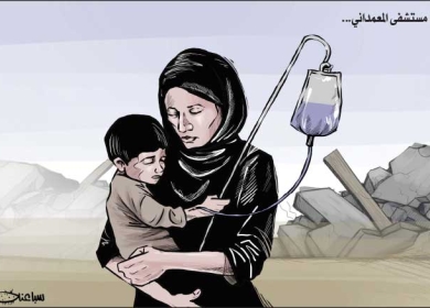 استهداف مستشفى المعمداني