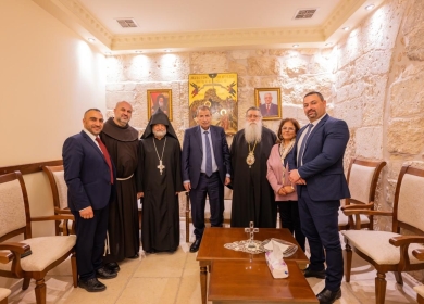 اللجنة الرئاسية العليا لشؤون الكنائس تلتقي بعض ممثلي الكنائس في بيت لحم