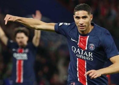 أشرف حكيمي يفوز بجائزة أفضل لاعب أفريقي في الدوري الفرنسي