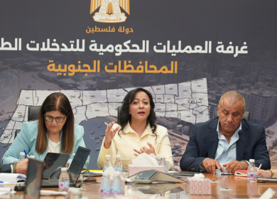 غرفة العمليات الحكومية: نعمل على إغاثة أهلنا في غزة وتحديث خطة الاستجابة الطارئة