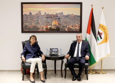 الشيخ يلتقي رئيسة الممثلية الألمانية
