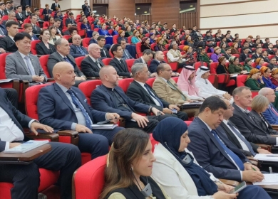 سفيرة فلسطين لدى تركمانستان تشارك في مؤتمر إحياء الذكرى الثمانين لتأسيس منظمة الأمم المتحدة