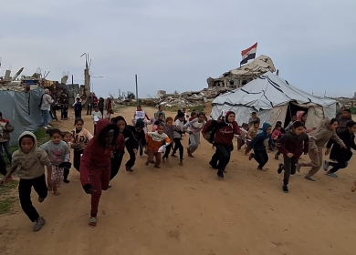 اتحاد ألعاب القوى ينظم سباقا للأشبال والزهرات في المحافظة الوسطى بقطاع غزة