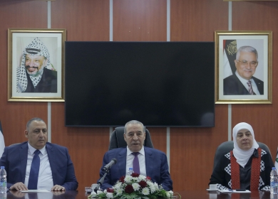 الشيخ يزور جهاز الأمن الوقائي