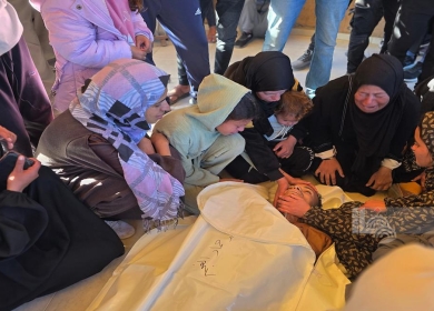استشهاد شاب برصاص الاحتلال شرق مدينة خان يونس