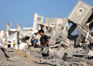شهيد ومصابون فلسطينيون بقصف جوي إسرائيلي جنوبي غزة