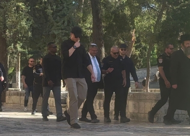المتطرف بن غفير يقتحم المسجد الأقصى