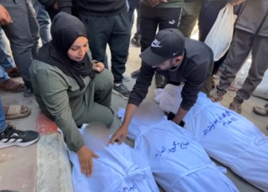 وداع وتشييع 5 شهداء بينهم 3 أطفال في غزة