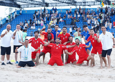 الفدائي الشاطئي يحقق انتصارا مثيرا على نظيره الصيني في دورة الألعاب الآسيوية الشاطئية