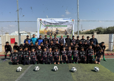 اتحاد الكرة يفتتح مركز براعم العنقاء في المنطقة الوسطى