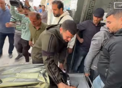 تشييع 3 شهداء في مدينة غزة