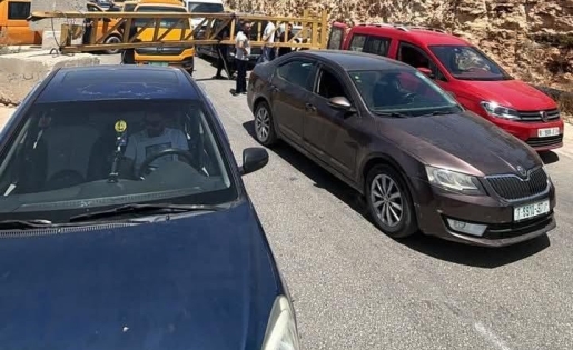 الاحتلال يغلق مدخل مدينة سلفيت الشمالي